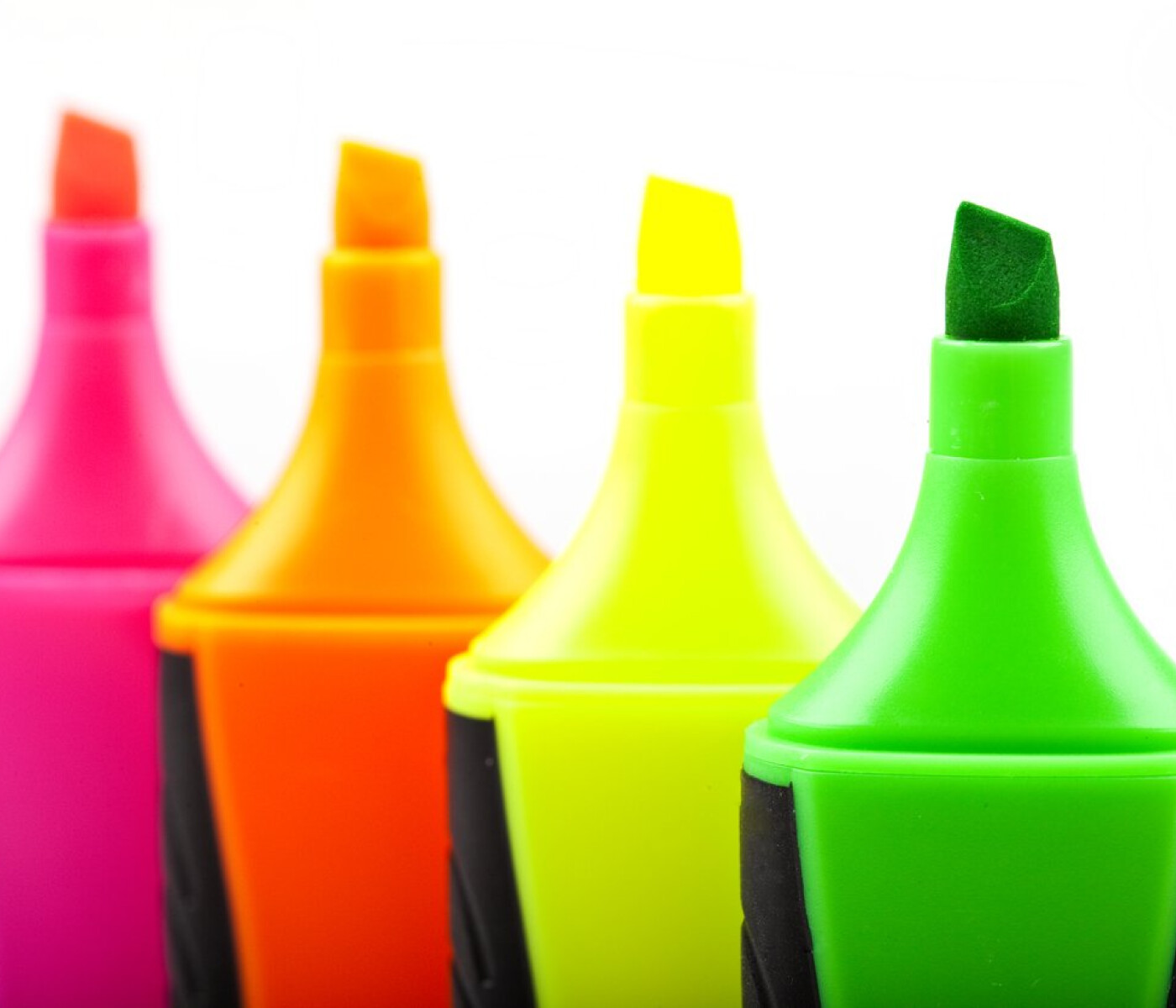 Photo of highlighter pens.